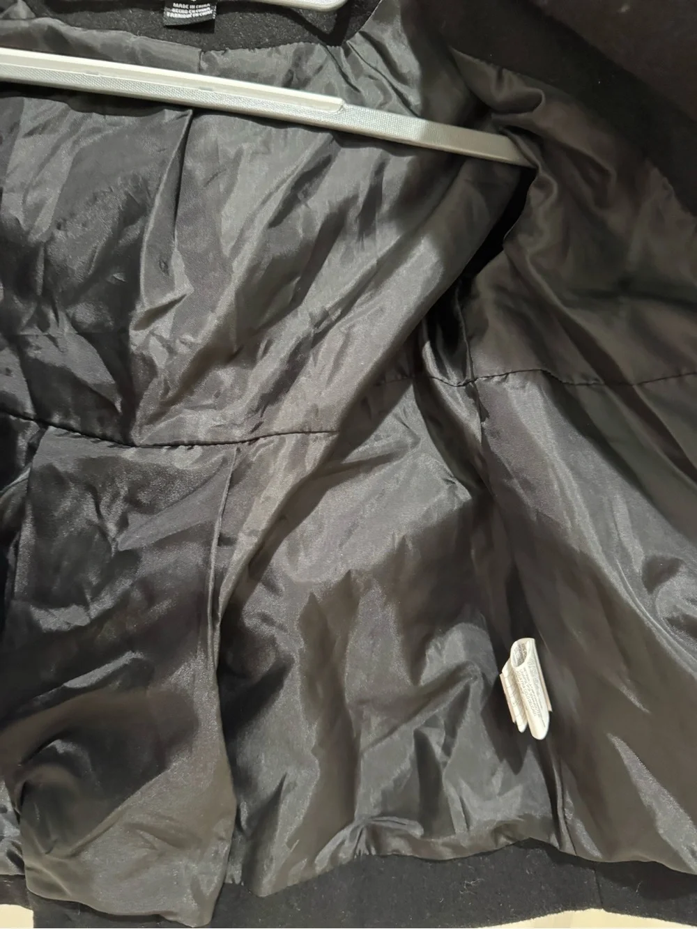 Rothschild Black Removable Hooded Double-Breasted Girl’s Kids Coat in Size 4